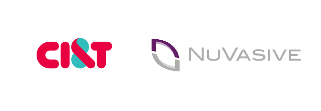 Logo Ciandt and NuVasive