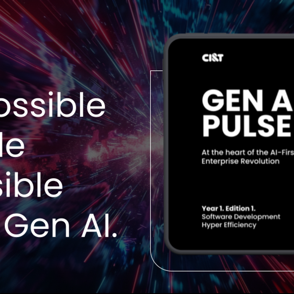 cover of an ebook about gen AI